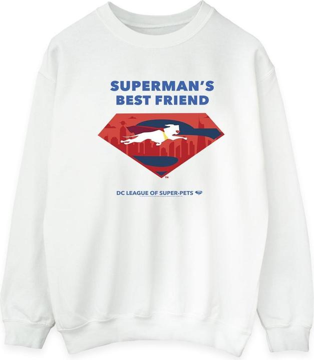 Actual product image Mens DC League Of Super-Pets Superman's Best Friend Sweatshirt (XL)