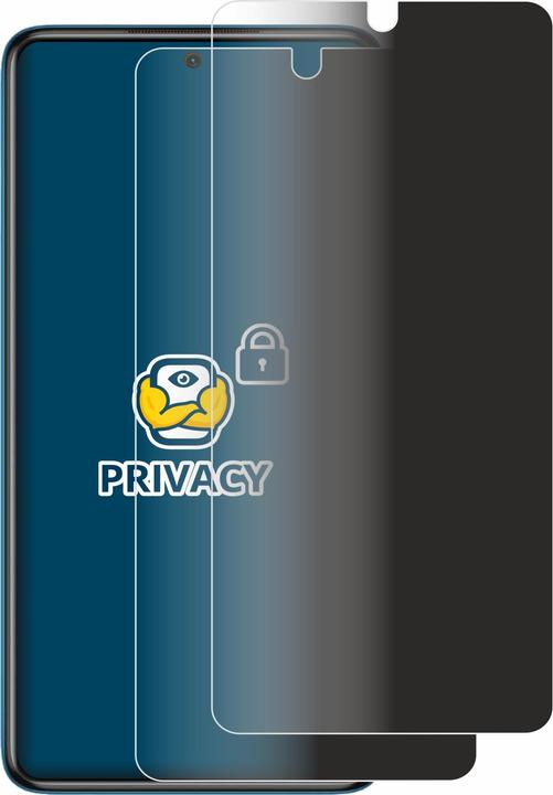 Actual product image BROTECT Anti-spy privacy film Blue light protection film (2 Piece, Xiaomi Poco X3 Pro)