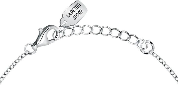 Produktbild La Petite Story - Delicate silver bracelet with a pink heart Silver LPS05AWV56 (19 cm, Silber 925)