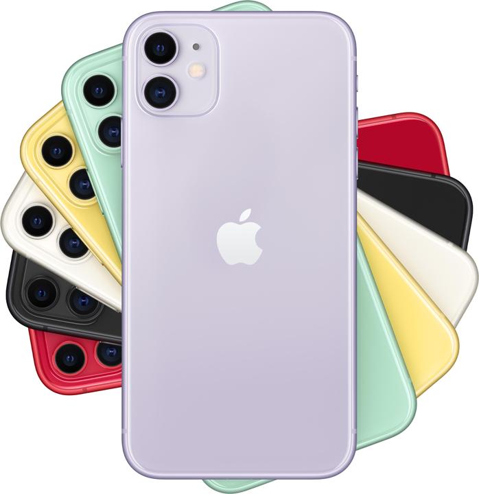 Apple iPhone 11 (64 Go, Purple, 6.10", SIM + eSIM, 12 Mpx, 4G)