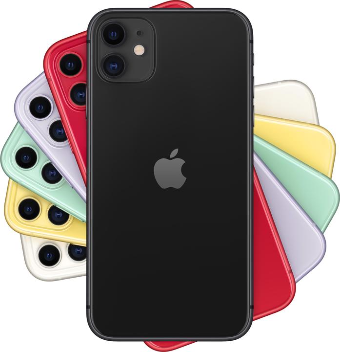 Immagine prodotto Apple iPhone 11 (128 GB, Nero, 6.10", SIM + eSIM, 12 Mpx, 4G)