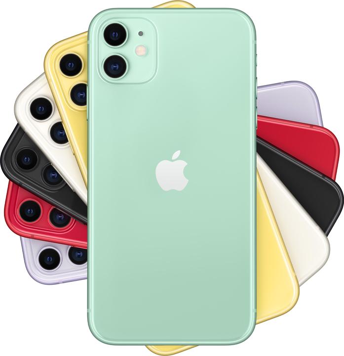 Produktbild Apple iPhone 11 (128 GB, Green, 6.10", SIM + eSIM, 12 Mpx, 4G)