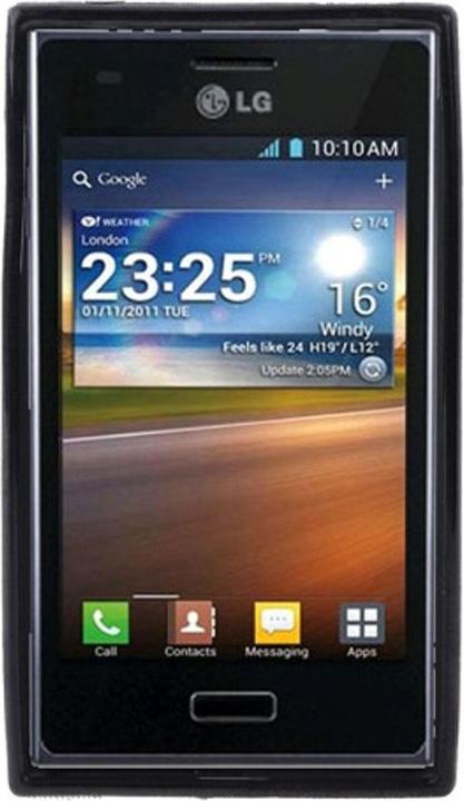 Produktbild König Design Schutzhülle TPU Punkte Case für Handy LG Optimus L5 / E610 (Optimus L5)