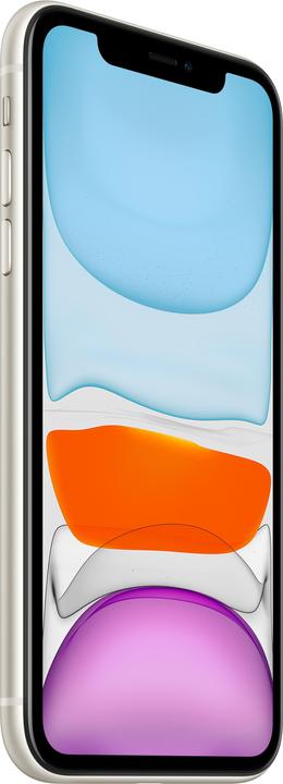 Productafbeelding Apple iPhone 11 (128 GB, Wit, 6.10", SIM + eSIM, 12 Mpx, 4G)