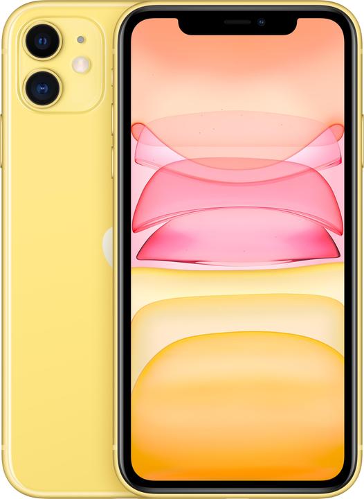 Produktbild Apple iPhone 11 (256 GB, Yellow, 6.10", SIM + eSIM, 12 Mpx, 4G)