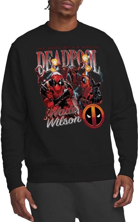 Immagine prodotto Deadpool Felpa Montaggio dei Personaggi Adulto Unisex (XL)
