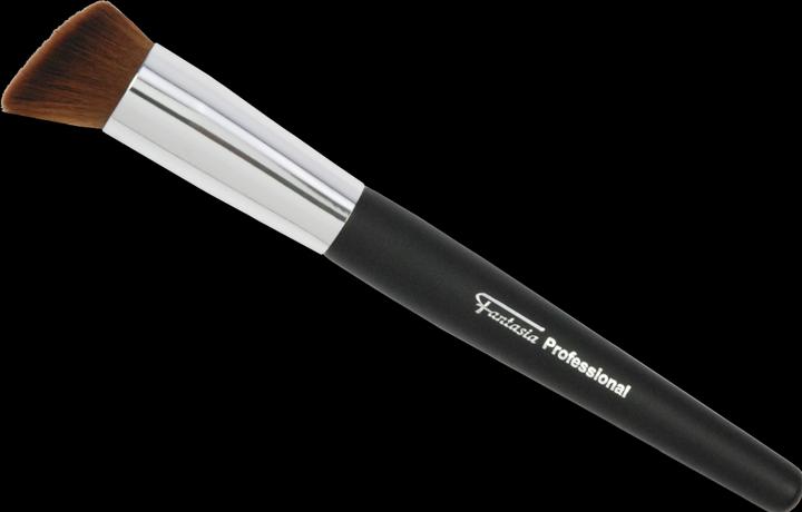 Produktbild Flüssig Make-up Pinsel Rehfuss, schräg, runde Zwinge, Torayhaar, Länge 18 cm