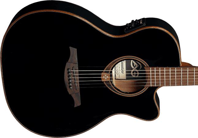 Image du produit LÂG T118ASCE (Guitare semi-acoustique, Acajou, Bois de cèdre)