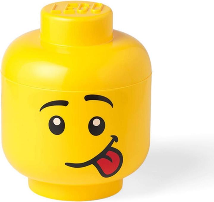 Actual product image Room Copenhagen LEGO Storage Head Silly (Ø 24 x 27 cm, 8.50 l)