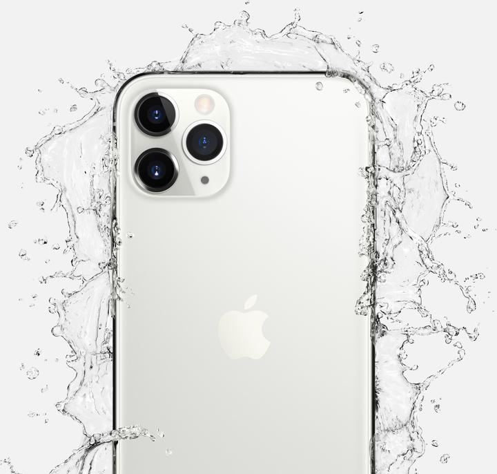 Produktbild Apple iPhone 11 Pro (512 GB, Silver, 5.80", SIM + eSIM, 12 Mpx, 4G)