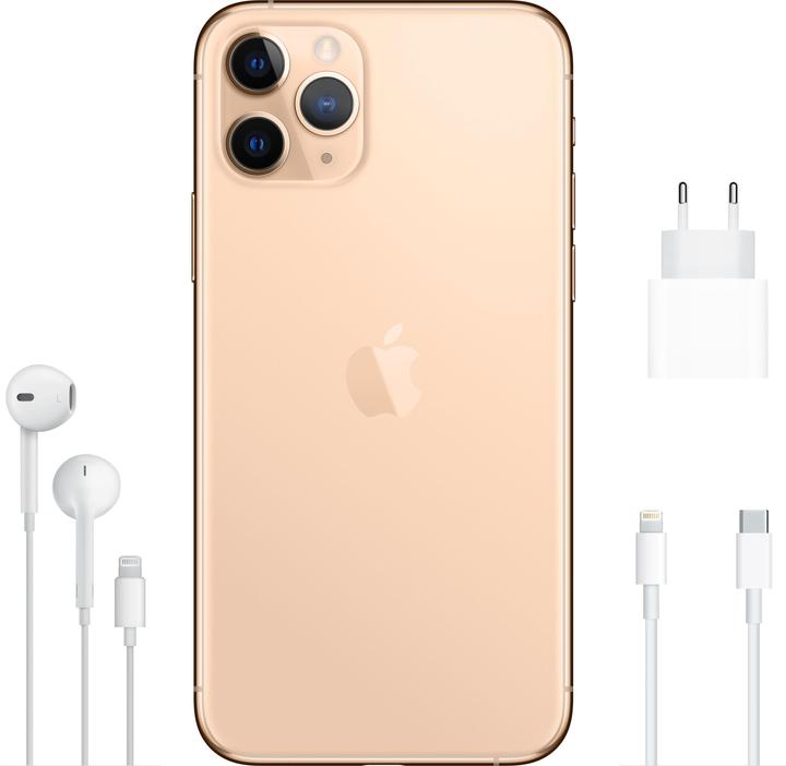 Produktbild Apple iPhone 11 Pro (256 GB, Gold, 5.80", SIM + eSIM, 12 Mpx, 4G)