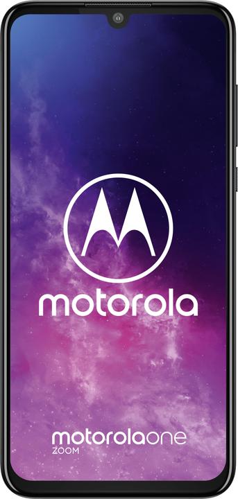 Produktbild Motorola One Zoom (128 GB, Electric Gray, 6.39", Hybrid Dual SIM, 48 Mpx, 4G)