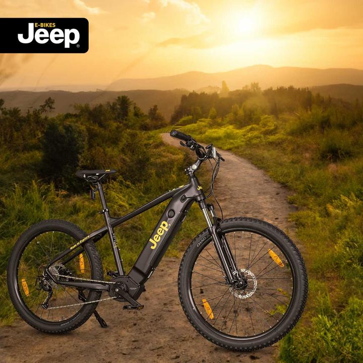 Image du produit Jeep Mountain E-Bike MHM 7010, 27,5", dérailleur Shimano 9 vitesses, black (48 cm)