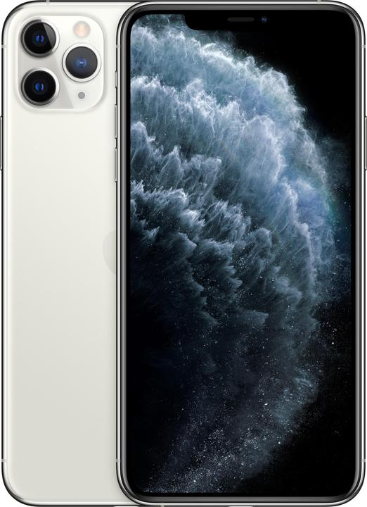Apple iPhone 11 Pro Max (256 GB, Zilver, 6.50", SIM + eSIM, 12 Mpx, 4G)