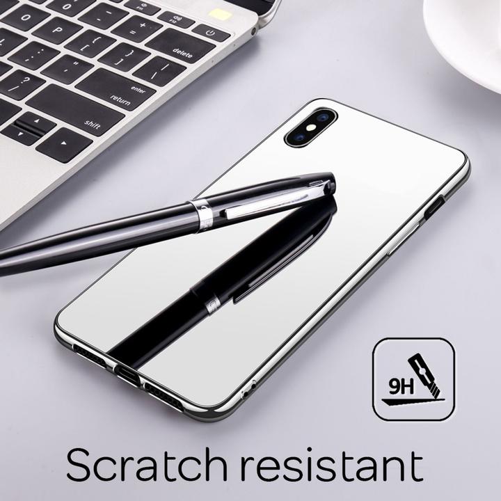 Actual product image Nalia Mirror tempered glass cover (Apple iPhone X, Apple iPhone XS)