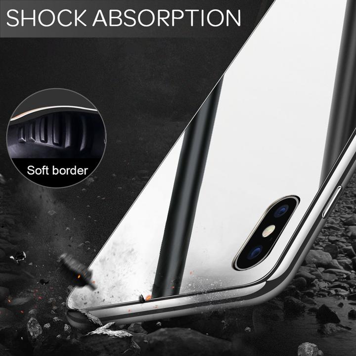 Actual product image Nalia Mirror tempered glass cover (Apple iPhone X, Apple iPhone XS)