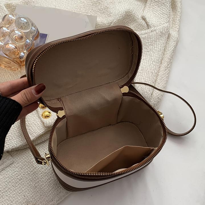 Produktbild Only-Bags.Store Elegante Messenger Bag, verstellbarer Riemen, Reissverschluss, Polyester gefüttert, Randfarbe
