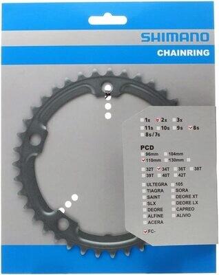 Actual product image Shimano Chainring Deore XT FC-M770-10 Triple (32)
