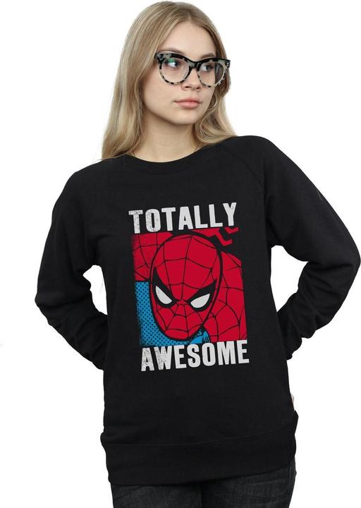 Actual product image Womens/Ladies Spider-Man Totally Awesome Sweatshirt (S)