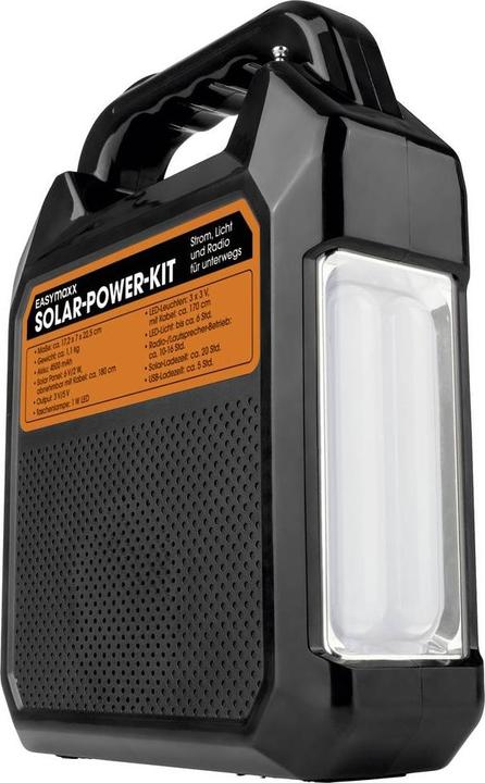 Immagine prodotto Easymaxx Kit banca di energia a generatore solare 4500mA (4500 mAh, 18 W)