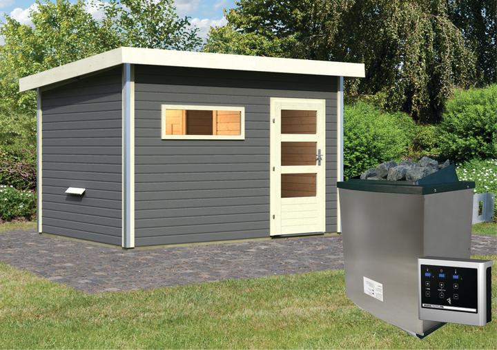 Actual product image Karibu Skrollan 2 with anteroom (9 KW external control)