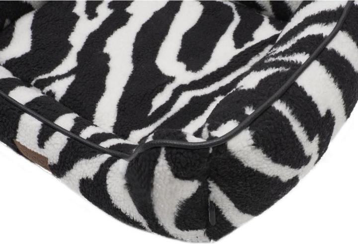Actual product image Nordic Paws - Zebra Comfort Dogbed - Zebra - L 76 x 69 x 23 (Dog)