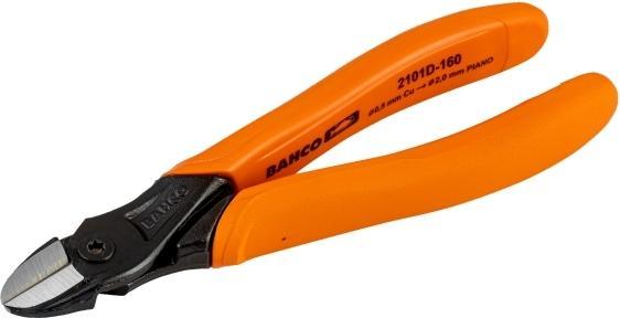 Actual product image Bahco Diagonal cutters with 1-component handle, burnished 180 mm Industrial packaging (180 mm)