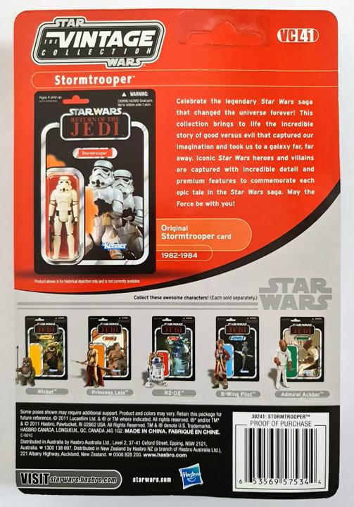 Image du produit Hasbro Star Wars Return of the Jedi Vintage Collection 2011 Stormtrooper Action Figure VC41