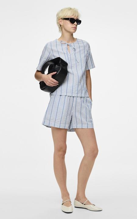 Actual product image Pieces PCTESSA Seersucker Shorts (S)