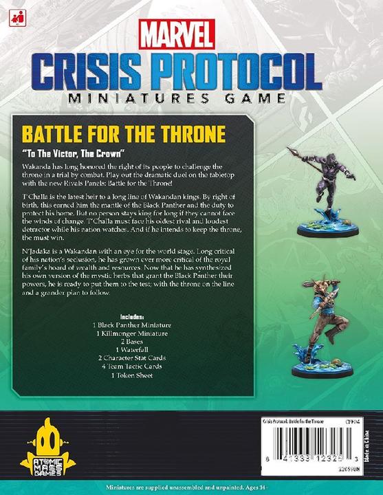 Image du produit Atomic Mass Games Marvel Crisis Protocol - Battle for the Throne (La bataille pour le trône)