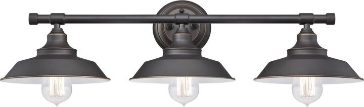 Image du produit Westinghouse Applique murale Iron Hill bronze huilé triple foyer (E27)