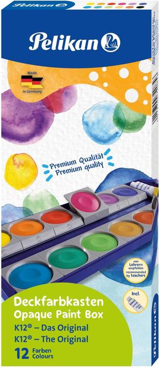 Actual product image Pelikan Opaque colour box K12 (Multicolor, 49.50 ml)