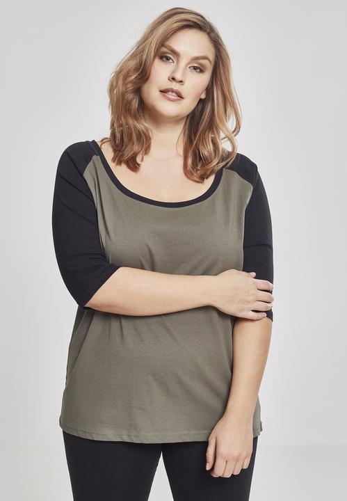 Produktbild Urban Classics Ladies 3/4 Contrast Raglan Tee (L)