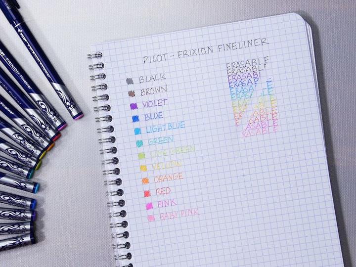 Image du produit Pilot FriXion (Vert, Bleu, Noir, Rouge, Bleu foncé, 4 x)