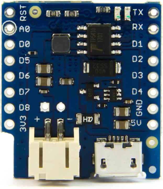 Immagine prodotto Purecrea WeMos D1 Mini LIPO Battery Shield V1.2.0