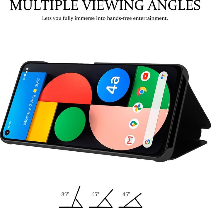 Image du produit Cadorabo Book Smart View Couverture miroir (Google Pixel 4a)