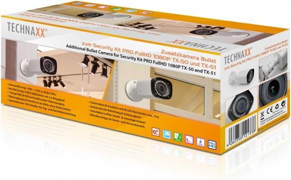 Actual product image Technaxx HDCVISurveillance camera (1920 x 1080 Pixels)
