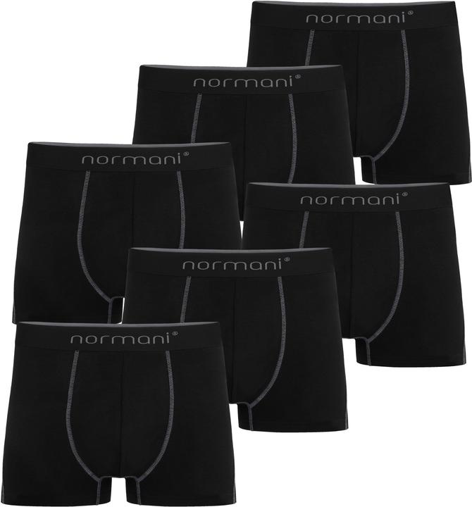 Produktbild Normani 6 Herren Baumwoll-Boxershorts (M, 6er Pack)