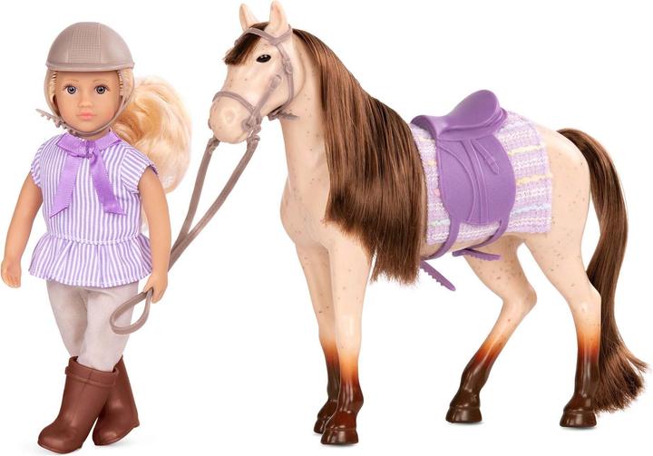 Actual product image Lori Doll Marjorie & Horse Maple