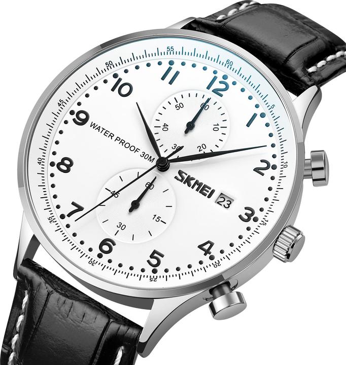Produktbild Skmei 9301SISIBK Herrenuhr + BOX