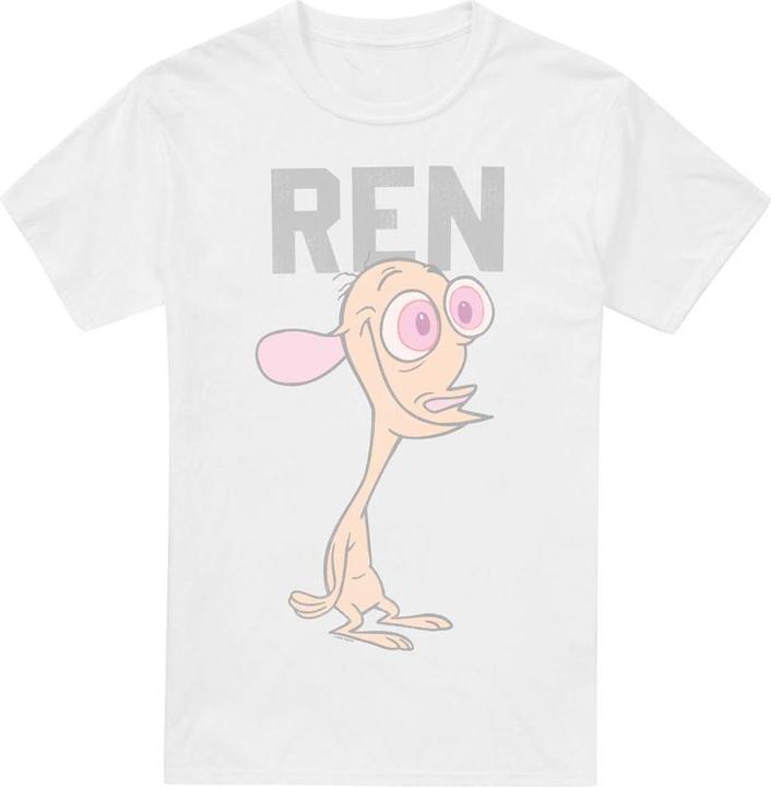 Immagine prodotto Ren & Stimpy Maglietta Collegiale Uomo (XL)