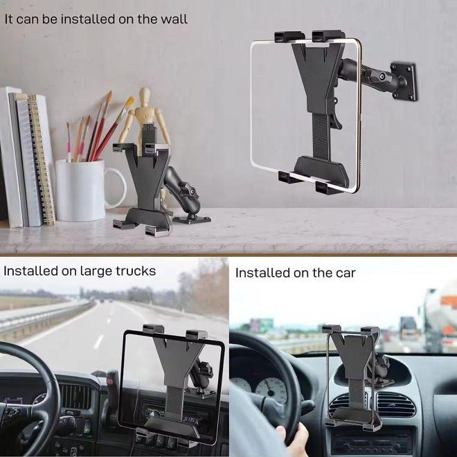 Actual product image MU Classic Tablet holder with screw mounting for dashboard & wall