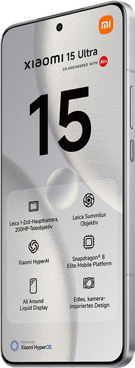Immagine prodotto Xiaomi 15 Ultra + Scooter elettrico 4 Pro Plus CH-Edizione Pacchetto di lancio (512 GB, Bianco, 6.73", Doppia SIM, 50 Mpx, 5G)