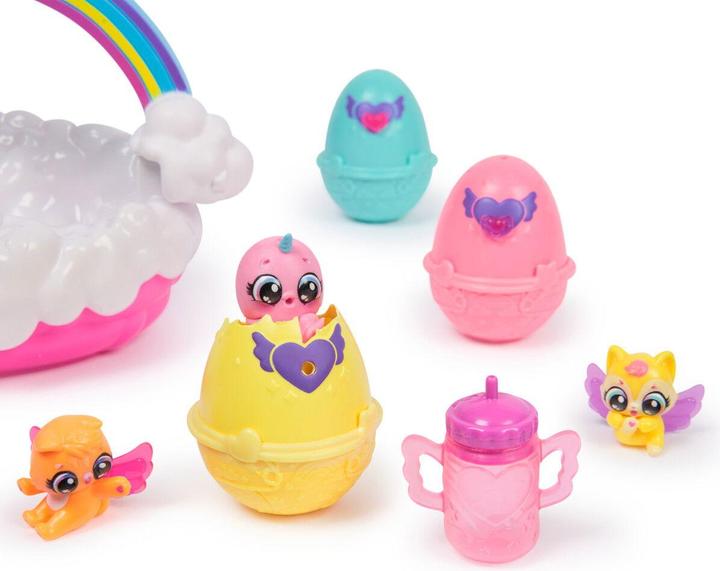 Produktbild Hatchimals EGG COL Hatch Neon Rainbow Basket GML