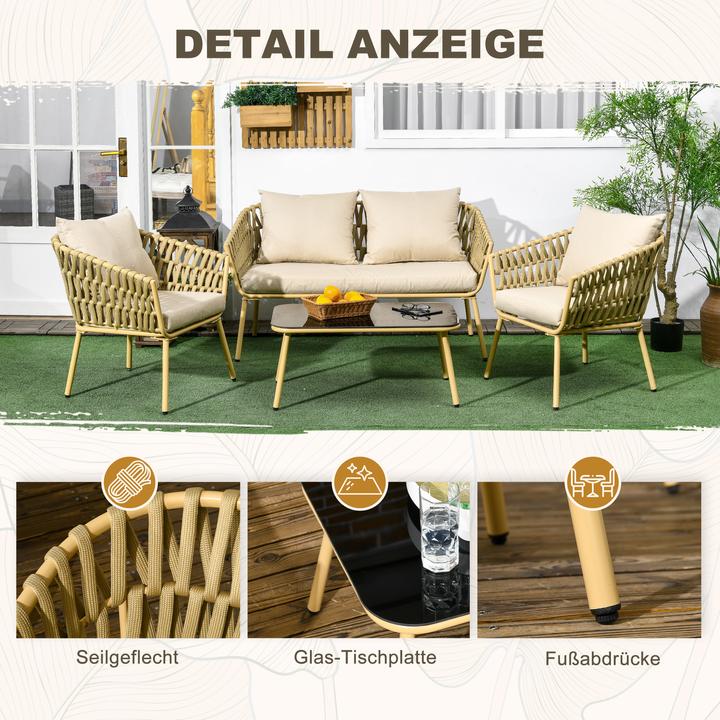 Actual product image Outsunny Garden furniture set