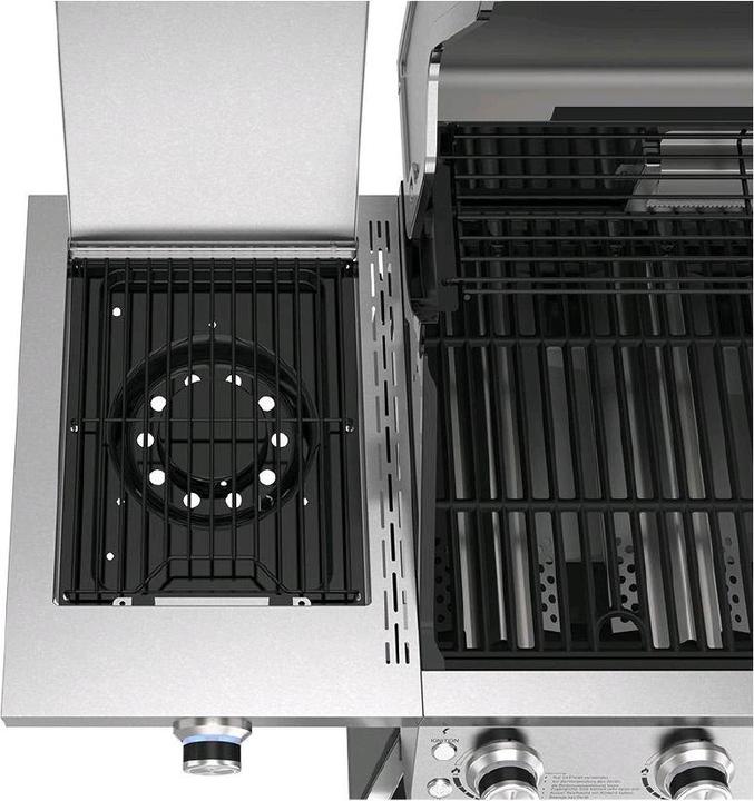 Produktbild Mr. Grill Gasgrill Expert 6 Brenner + Seitenbrenner Edelstahl (25 kW)
