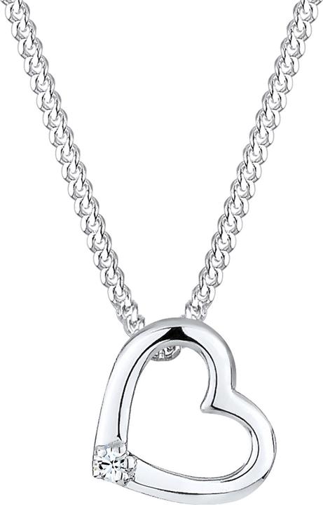 Immagine prodotto Elli Cuore (Argento 925, Cristallo di vetro, 45 - 55 cm)