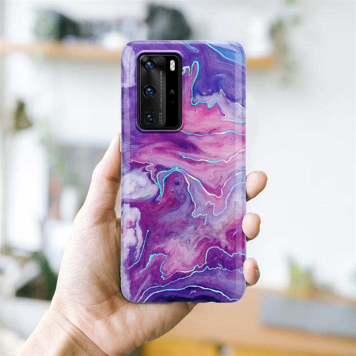 Produktbild Cadorabo IMD TPU Bunter Marmor Cover (Huawei P40 Pro+)