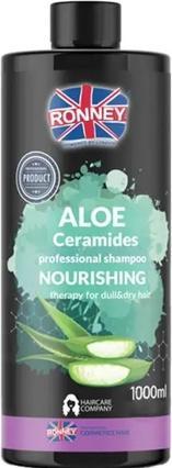 Produktbild Ronney Ronneyaloe Ceramides Professional Shampoo Nourishing Therapy For Dull And Dry Hair - 1000ml (1000 ml, Flüssiges Shampoo)
