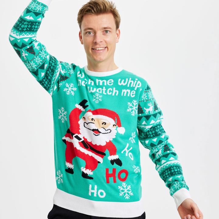 Actual product image Christmas Sweats Watch Me Whip Sweater (S)